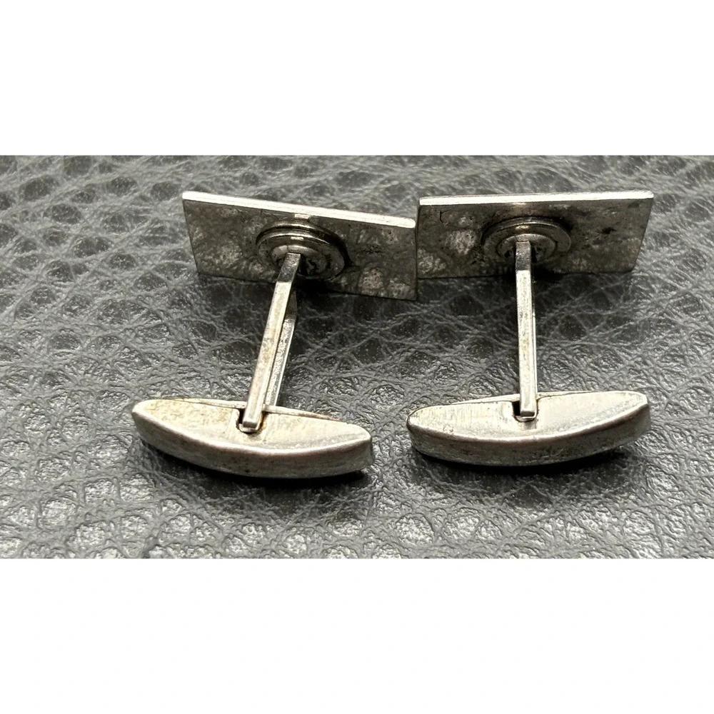 Vintage Art Deco 925 Sterling Silver Ornate Cufflinks